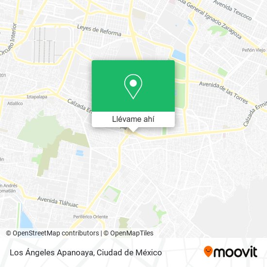 Mapa de Los Ángeles Apanoaya