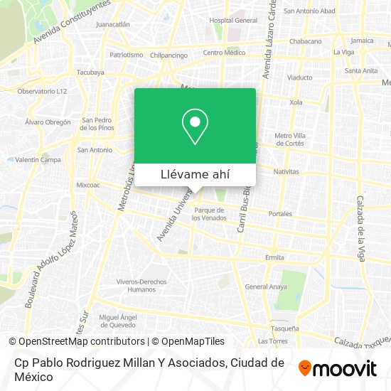 Mapa de Cp Pablo Rodriguez Millan Y Asociados
