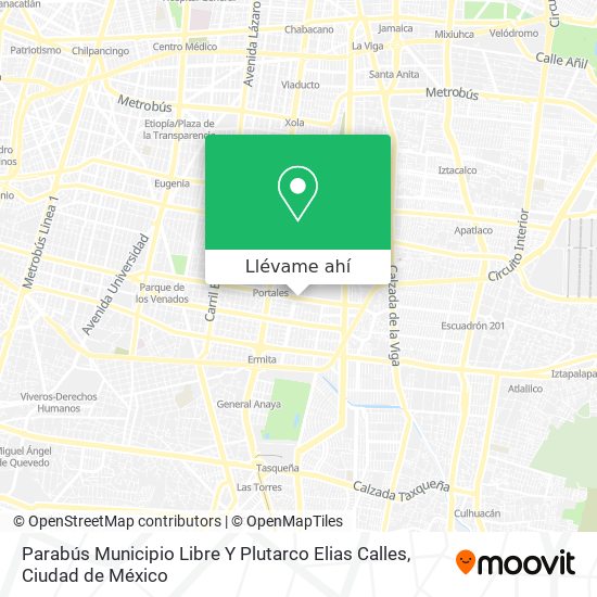 Mapa de Parabús Municipio Libre Y Plutarco Elias Calles