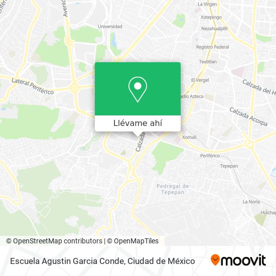 Mapa de Escuela Agustin Garcia Conde