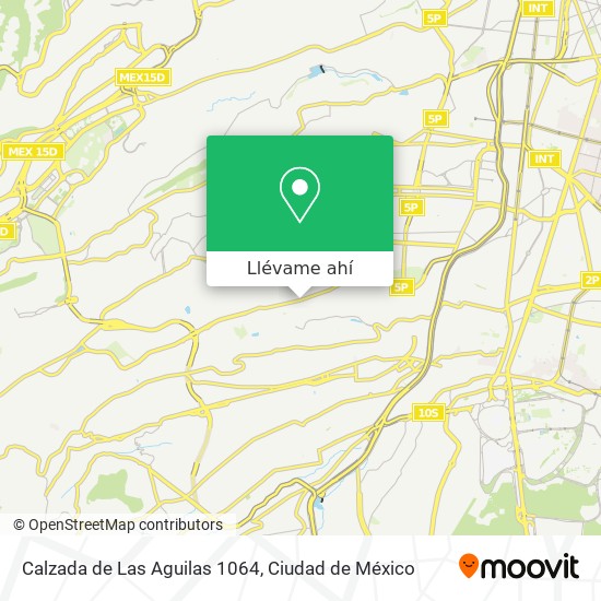 Mapa de Calzada de Las Aguilas 1064
