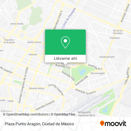 Mapa de Plaza Punto Aragón