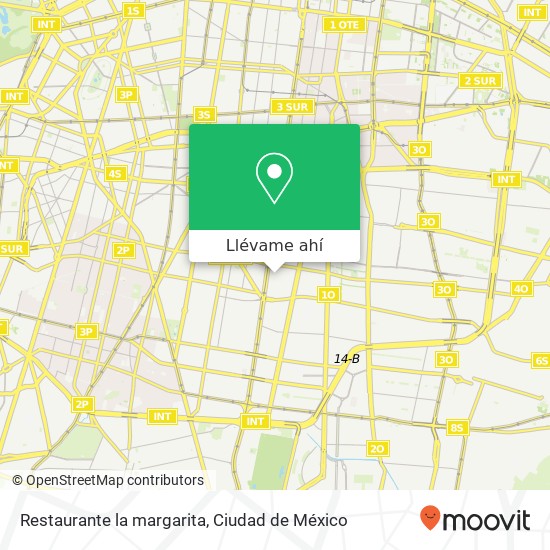 Mapa de Restaurante la margarita