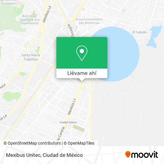 Mapa de Mexibus Unitec
