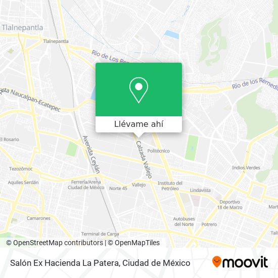 Mapa de Salón Ex Hacienda La Patera