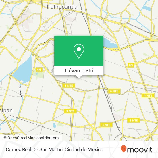 Mapa de Comex Real De San Martín