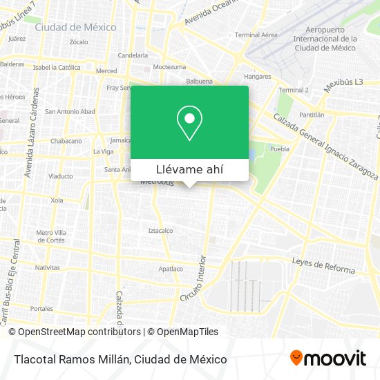 Mapa de Tlacotal Ramos Millán