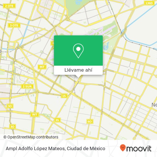Mapa de Ampl Adolfo López Mateos