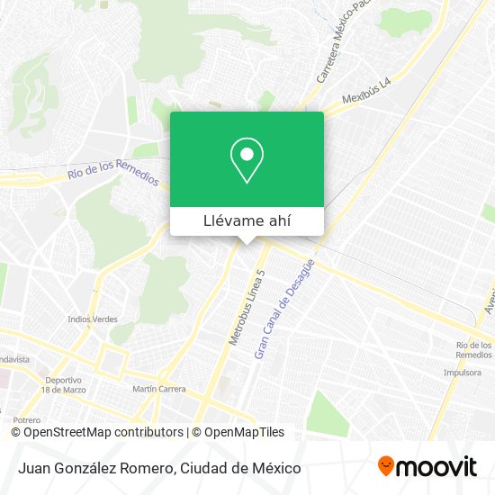 Mapa de Juan González Romero
