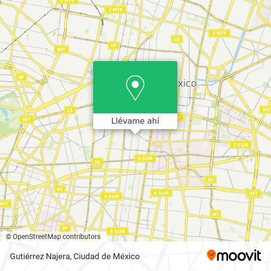 Mapa de Gutiérrez Najera