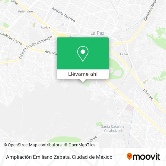 Mapa de Ampliación Emiliano Zapata