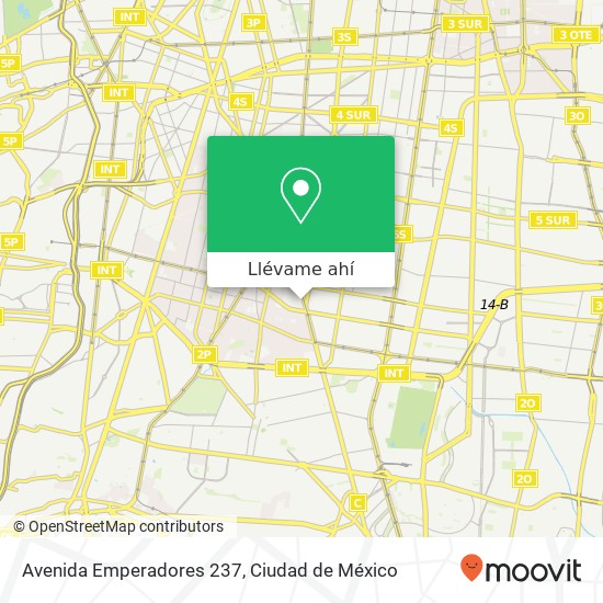 Mapa de Avenida Emperadores 237