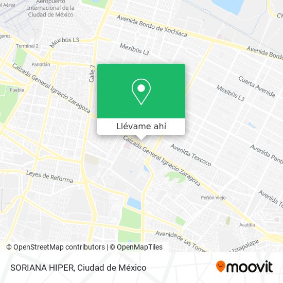 Mapa de SORIANA HIPER