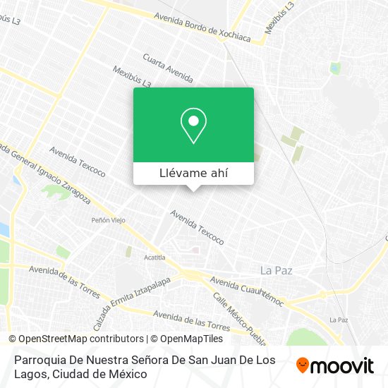 Mapa de Parroquia De Nuestra Señora De San Juan De Los Lagos