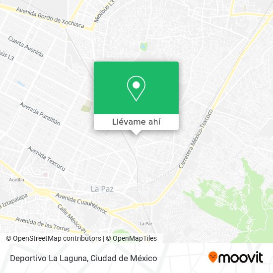 Mapa de Deportivo La Laguna