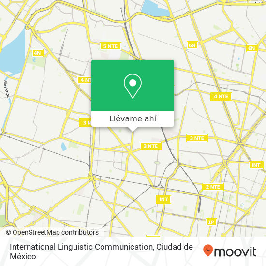 Mapa de International Linguistic Communication