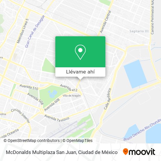 Mapa de McDonalds Multiplaza San Juan