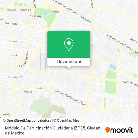 Mapa de Módulo De Participación Ciudadana IZP35