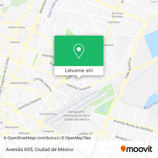 Mapa de Avenida 605