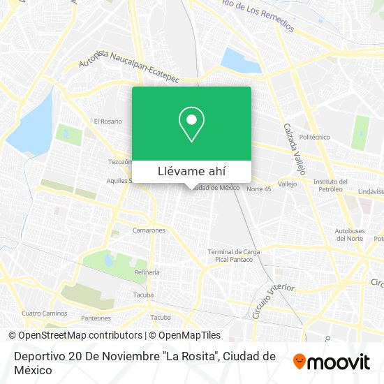 Mapa de Deportivo 20 De Noviembre "La Rosita"