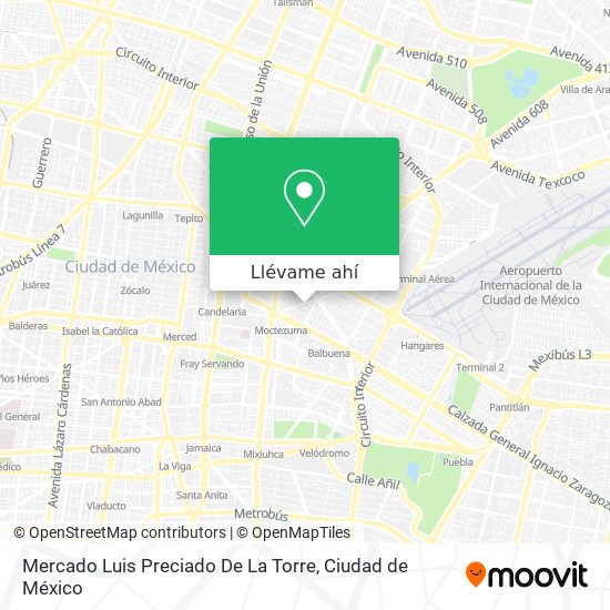 Mapa de Mercado Luis Preciado De La Torre