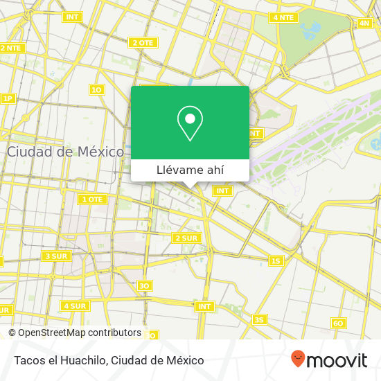 Mapa de Tacos el Huachilo