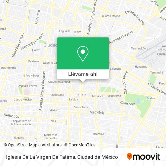 Mapa de Iglesia De La Virgen De Fatima