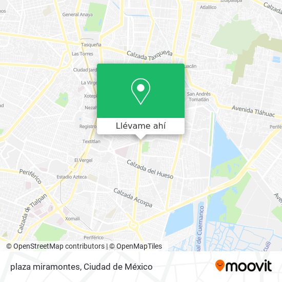 Mapa de plaza miramontes
