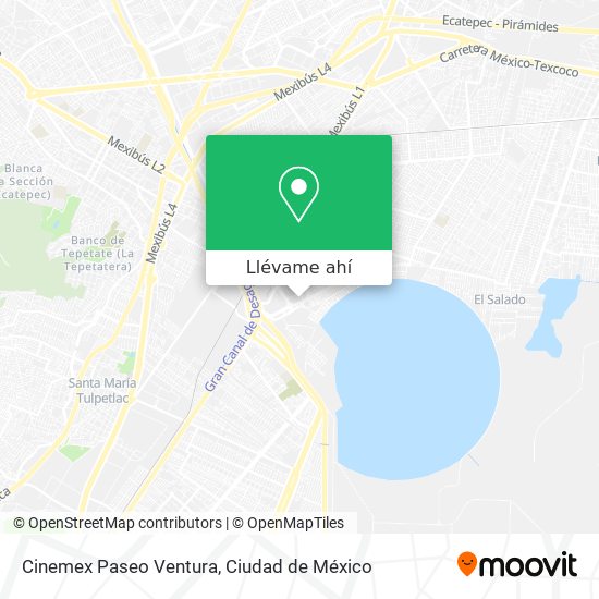 Mapa de Cinemex Paseo Ventura