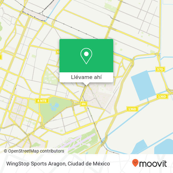 Mapa de WingStop Sports Aragon