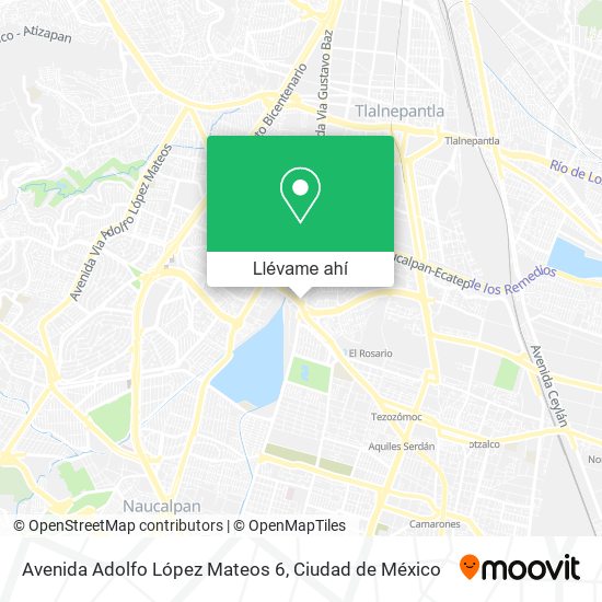 Mapa de Avenida Adolfo López Mateos 6