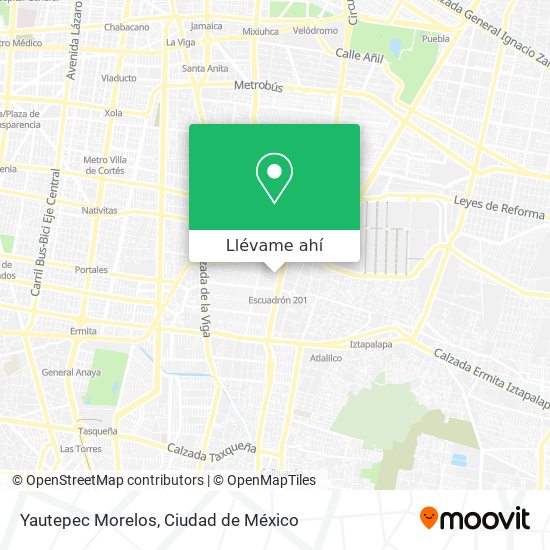 Mapa de Yautepec Morelos
