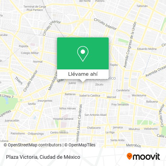 Mapa de Plaza Victoria