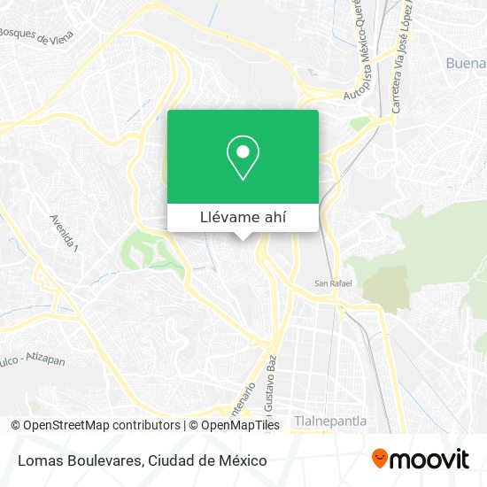 Mapa de Lomas Boulevares