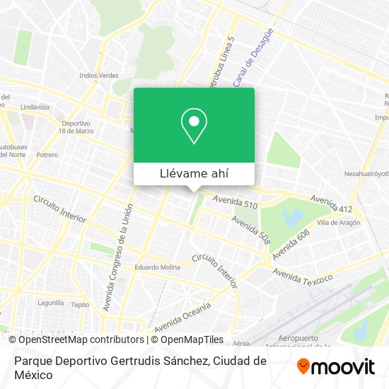 Mapa de Parque Deportivo Gertrudis Sánchez