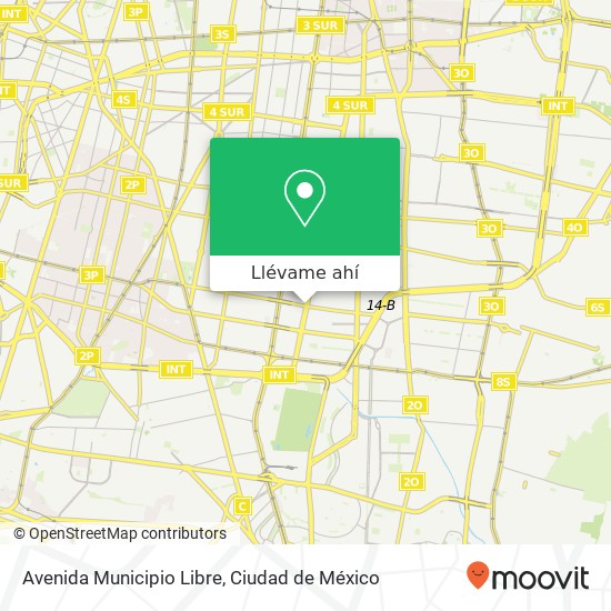 Mapa de Avenida Municipio Libre