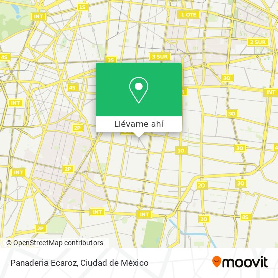 Mapa de Panaderia Ecaroz