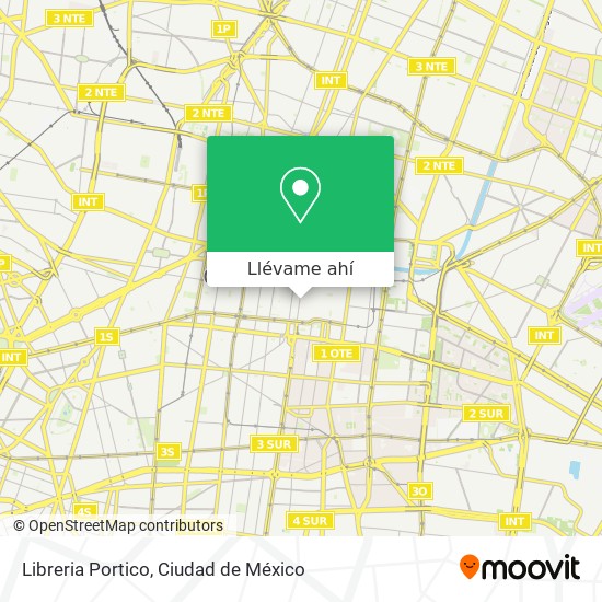 Mapa de Libreria Portico