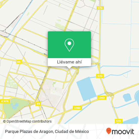 Mapa de Parque Plazas de Aragon