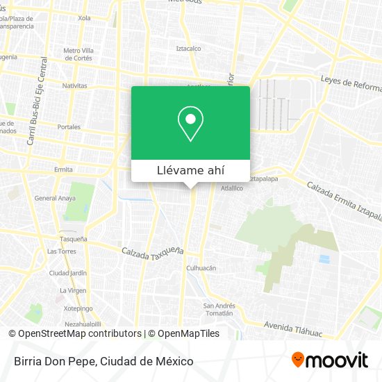 Cómo llegar a Birria Don Pepe en Benito Juárez en Autobús, Metro o Tren?