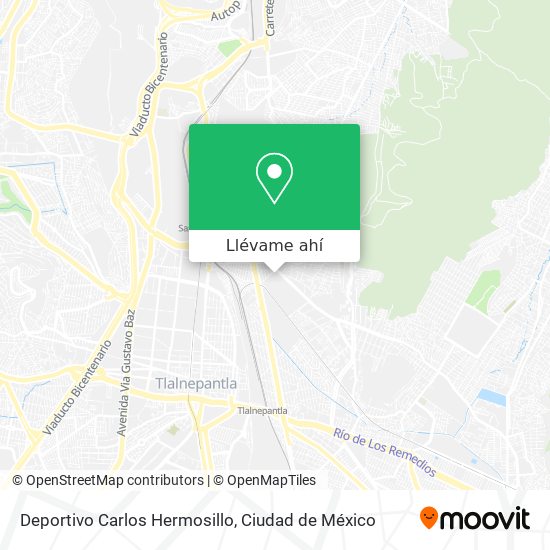 Cómo llegar a Deportivo Carlos Hermosillo en Cuautitlán Izcalli en Autobús,  Metro o Tren?