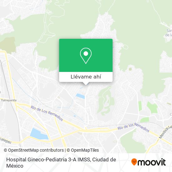 Mapa de Hospital Gineco-Pediatria 3-A IMSS