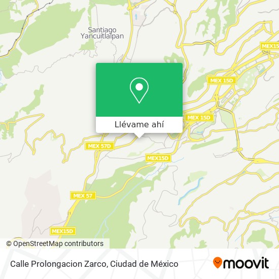 Mapa de Calle Prolongacion Zarco