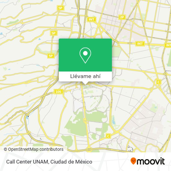 Mapa de Call Center UNAM
