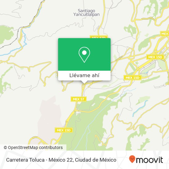 Mapa de Carretera Toluca - México 22