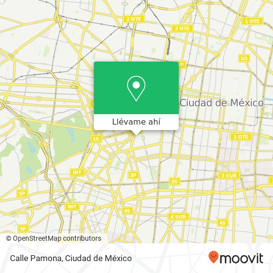 Mapa de Calle Pamona