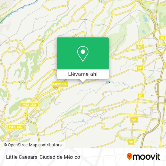 Mapa de Little Caesars