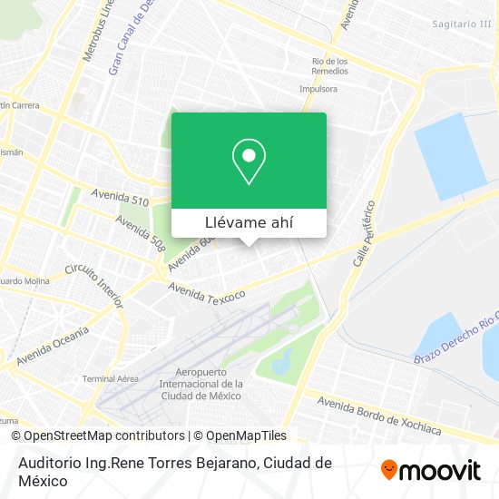 Mapa de Auditorio  Ing.Rene Torres Bejarano