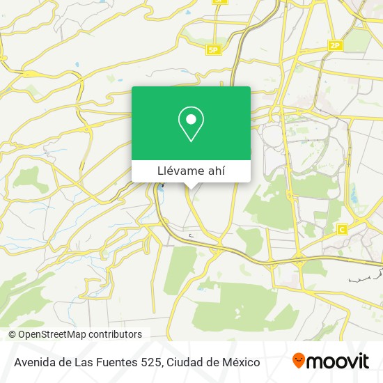 Mapa de Avenida de Las Fuentes 525