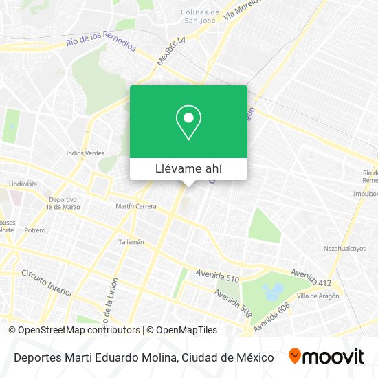 Mapa de Deportes Marti Eduardo Molina